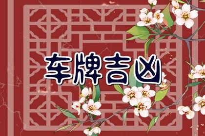 车牌号测算基础